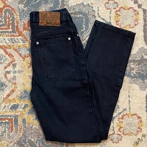 L.A. Blues Women's Black Straight Leg Jeans